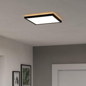 Eglo 901442-LED Kúpeľňové stropné svietidlo ROVITO 13,4W/230V 29x29cm IP44 čierna