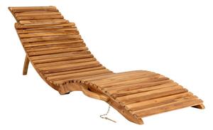 Záhradné ležadlo z tíkového dreva House Nordic Arrieta