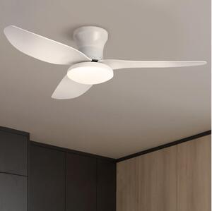 Brilagi - LED Stmievateľný stropný ventilátor LED/30W/230V 3000-6500K biela + DO