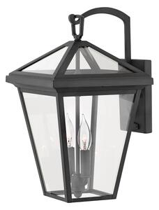Quintiesse QN-ALFORD-PLACE2-M-MB - Vonkajšie nástenné svietidlo ALFORD M 2xE14/40W/230V IP44