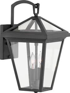Quintiesse QN-ALFORD-PLACE2-S-MB - Vonkajšie nástenné svietidlo ALFORD S 2xE14/40W/230V IP44