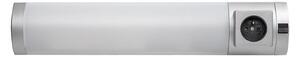 RABALUX 78038 Soft 2E svietidlo pod kuchynskú linku so zásuvkou š450mm LED 5W/260lm 4000K strieborná, biela