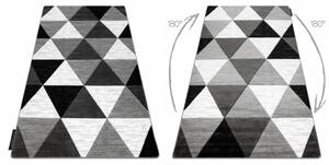 Koberec ALTER Rino Trojuholníky sivý