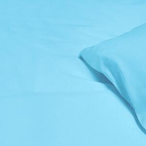 Goldea francúzske bavlnené posteľné obliečky - svetlo modré 240 x 220 a 2ks 70 x 90 cm