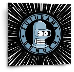 Sablio Obraz Futurama Bender Vesmír - 50x50 cm