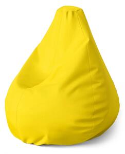 Sablio Sedací vak Pear Žltá - 70 x 95 x 15 cm