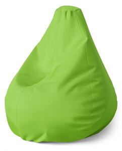 Sablio Sedací vak Pear Jablková zelená - 70 x 95 x 15 cm