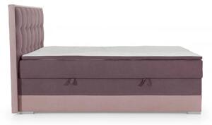 Zltahala.sk Posteľ Boxspring Damasia 200 x 180, sivá / sivá (DMS 04)