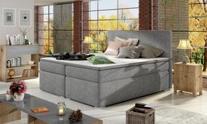 Zltahala.sk Posteľ Boxspring Divalia 200 x 180, šedá (látka - bd 03)