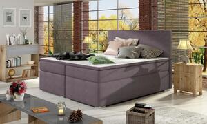 Zltahala.sk Posteľ Boxspring Divalia 200 x 180, fialová (látka - bd 08)