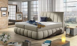 Zltahala.sk Posteľ Boxspring Vincenzia 200x180, béžová (látka - bvi 19)
