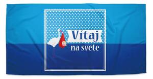 Sablio Uterák Vitaj na svete - 30x50 cm