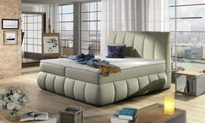 Zltahala.sk Posteľ Boxspring Vincenzia 200x180, smotanová vzor (látka - bvi 13)