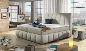Zltahala.sk Posteľ Boxspring Vincenzia 200x180, krémová (látka - bvi 21)
