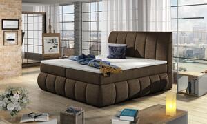 Zltahala.sk Posteľ Boxspring Vincenzia 200x180, hnedá (látka - bvi 07)