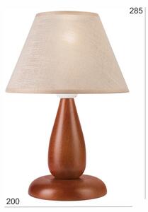 Stolná lampa PERA 1xE27/60W/230V hnedá/buk