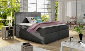 Zltahala.sk Posteľ Boxspring Alicia 200 x 180, šedá (látka - ba 01/sawana 05)