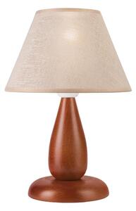 Stolná lampa PERA 1xE27/60W/230V hnedá/buk