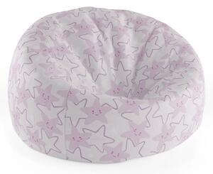 Sablio Sedací vak Cocoon Veselé hviezdy - 75 x 45 x 35 cm