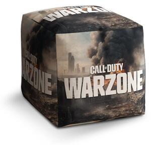 Sablio Taburet Cube Call of Duty Warzone - Mesto - 40x40x40 cm