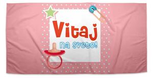 Sablio Uterák Vitaj na svete 3 - 30x50 cm