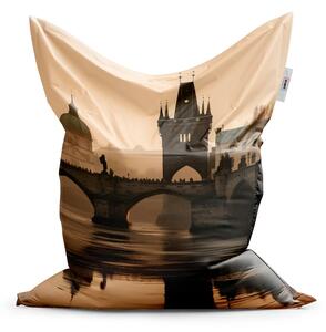 Sablio Sedací vak Classic Praha Karlov most 1 - 150x100 cm