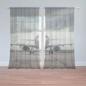 Sablio Záclony Lietadlo na pristávacej dráhe: 2ks 150x250cm