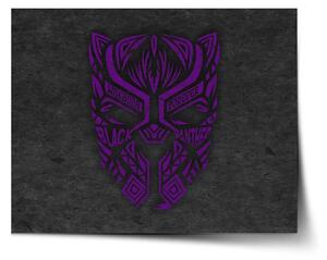 Sablio Plagát BLACK PANTHER wakanda forever Fialový - 60x40 cm