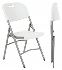 Stolička SUPPLIES VIKING cateringová plastová stolička - biela farba