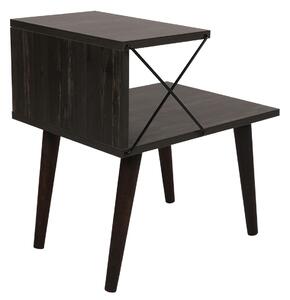 Nočný stolík Cross Dark Brown