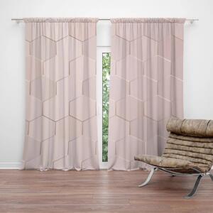 Sablio Záves Rose gold: 2 ks 140x250 cm