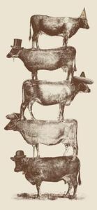 Bodart, Florent - Obrazová reprodukcia Cow Cow Nuts, (26.7 x 40 cm)