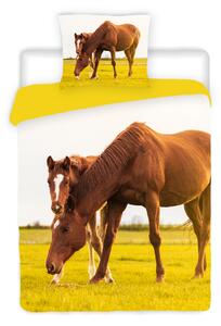 4Home Bavlnené obliečky Horses, 140 x 200 cm, 70 x 90 cm