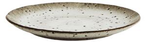 Kameninový tanier White Brown 22 cm