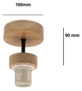 Brilagi - Prisadené stropné svietidlo PARTY 1xE27/60W/230V pr. 10 cm dub