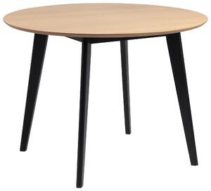 JEDÁLENSKÝ STÔL, dub, kaučukové drevo, čierna, farba duba, 105/105/76 cm MID.YOU - Stoly, Online Only