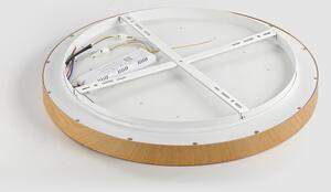 Brilagi-LED Stmievateľné svietidlo GLASS POOL DOUBLE LED/48W/230V 40 cm drevený dekor+DO