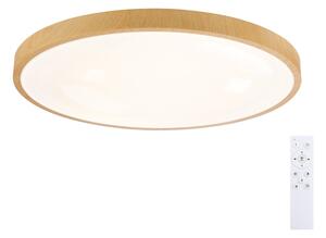 Brilagi-LED Stmievateľné svietidlo GLASS POOL DOUBLE LED/80W/230V 60 cm dek. dreva+DO