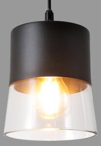 Luster na lanku FERGIE 1xE27/15W/230V čierna