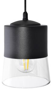 Luster na lanku FERGIE 1xE27/15W/230V čierna