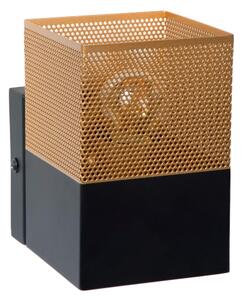 Lucide 21223/01/02 - Nástenné svietidlo RENATE 1xE27/40W/230V zlatá/čierna