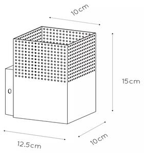 Lucide 21223/01/02 - Nástenné svietidlo RENATE 1xE27/40W/230V zlatá/čierna