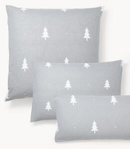 Flanelová obliečka na vankúš s vianočným motívom X-mas Tree