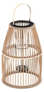 Drevený lampáš Miles Typ 1 34,5 cm - prírodná