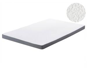 Penový matrac biely 80 x 200 cm odnímateľný poťah na zips stredne tvrdý spálňa