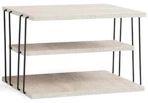 Odkladací stolík Lifon Black Travertine