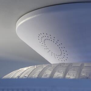 Dizajnový stropný ventilátor sivý vrátane LED RGB 2700 - 5000K - Raki