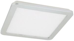 CLX LED panel do kúpeľne NAPOLEONE, 30x30cm, teplá biela, metalická biela