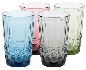 Pohár na vodu (4 ks) Savoy Typ 1 350 ml - kombinácia farieb