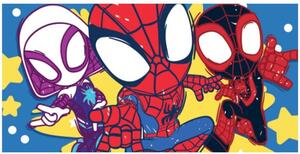 Bavlnená plážová osuška Spidey - motív Pripravení do akcie - 100% bavlna - 70 x 140 cm